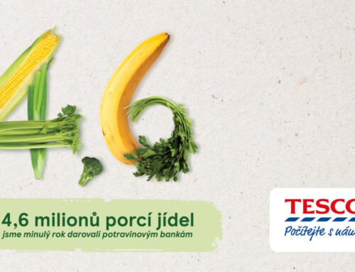 Tesco snižuje potravinový odpad a rozdává miliony porcí jídla potřebným